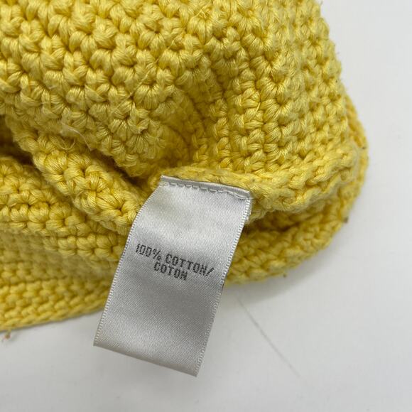 CYNTHIA STEFFE Yellow Cotton Knit Jeweled 3/4 Sleeve Cardigan Women's Sz XS - Picture 4 of 7